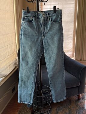 Madewell The Perfect Vintage Straight Leg Crop Jean 27